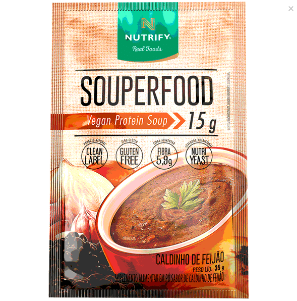 Sopa Proteica Souperfood Caldinho de Feijao Nutrify 35g