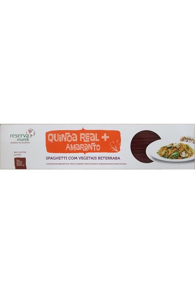 Spaghetti Com Vegetais Beterraba Reserva Mundi 300g