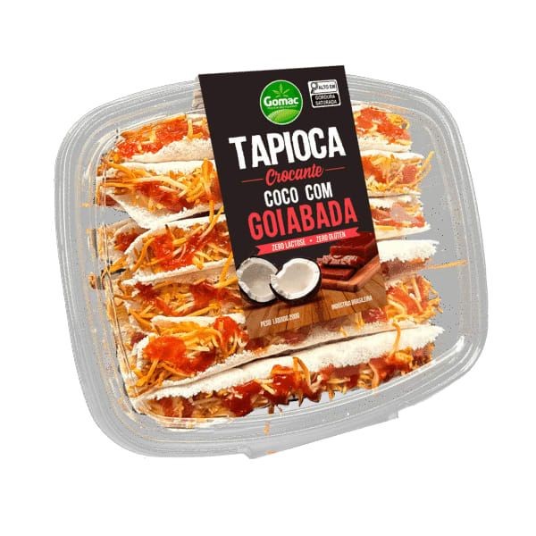 Tapioca Crocante Coco com Goiabada Gomac 200g