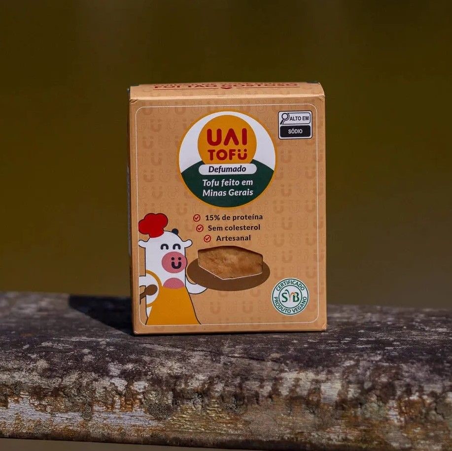 Tofu Defumado Uai Tofu Soja Orgânica 170g