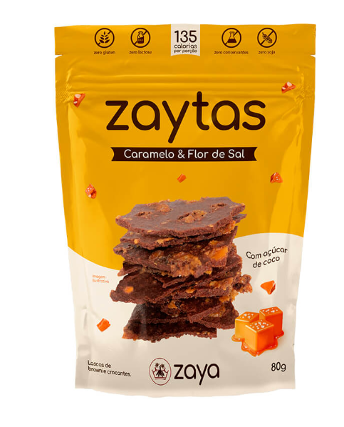 Zaytas Caramelo e Flor de Sal 80g