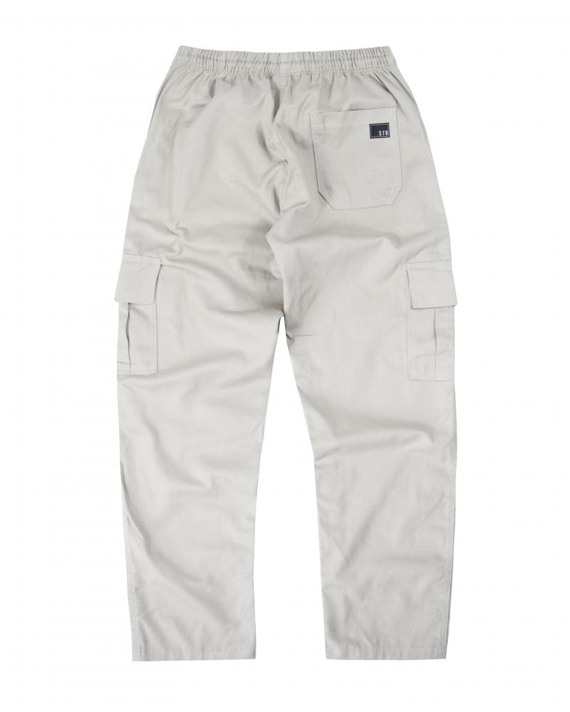 Calça Jeans Cargo – Areia – Rede Guria Store