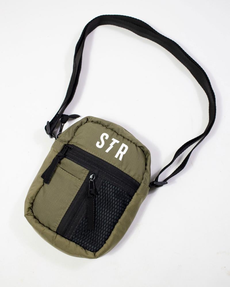 FTP LOGO RIPSTOP SHOULDER BAG BLACK-