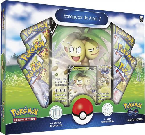 Jogo de Cartas Pokemon GO Box Especial Treinadores Copag - Deck de