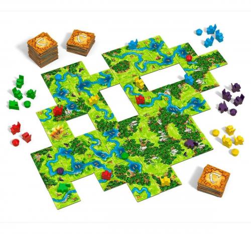 E aí, tem jogo? - A sua página sobre jogos de tabuleiro moderno.:  Carcassonne : Caçadores e Coletores