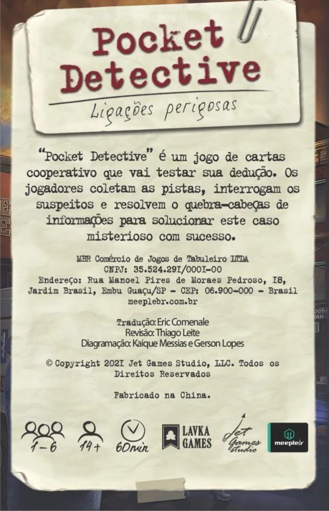 Meeple BR Pocket Detective – Caso A