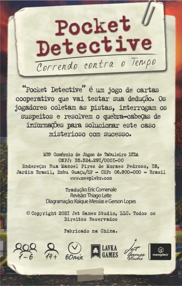 Meeple BR Pocket Detective – Caso A