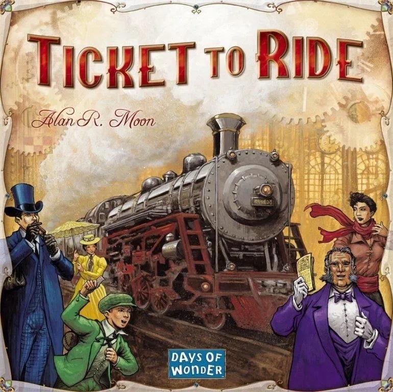 Ticket To Ride Jogo de Tabuleiro Galapagos