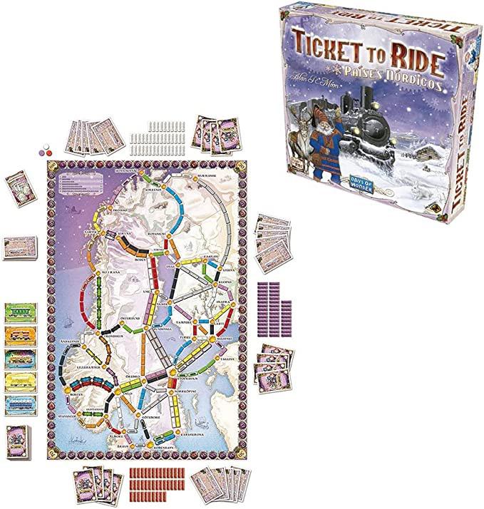 Ticket To Ride Jogo de Tabuleiro Galapagos