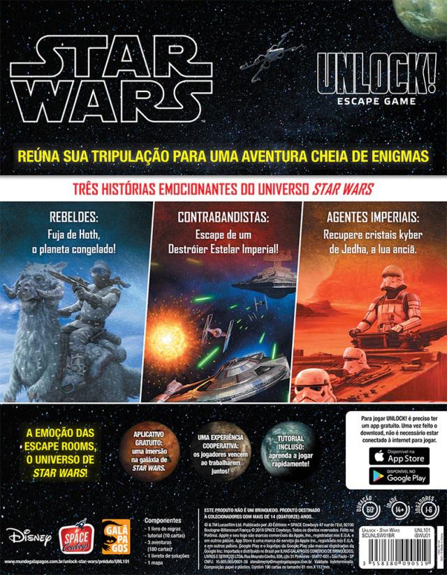 Unlock!: Star Wars Card Game Galápagos  Rollgames - Rollgames Board Games  & Co