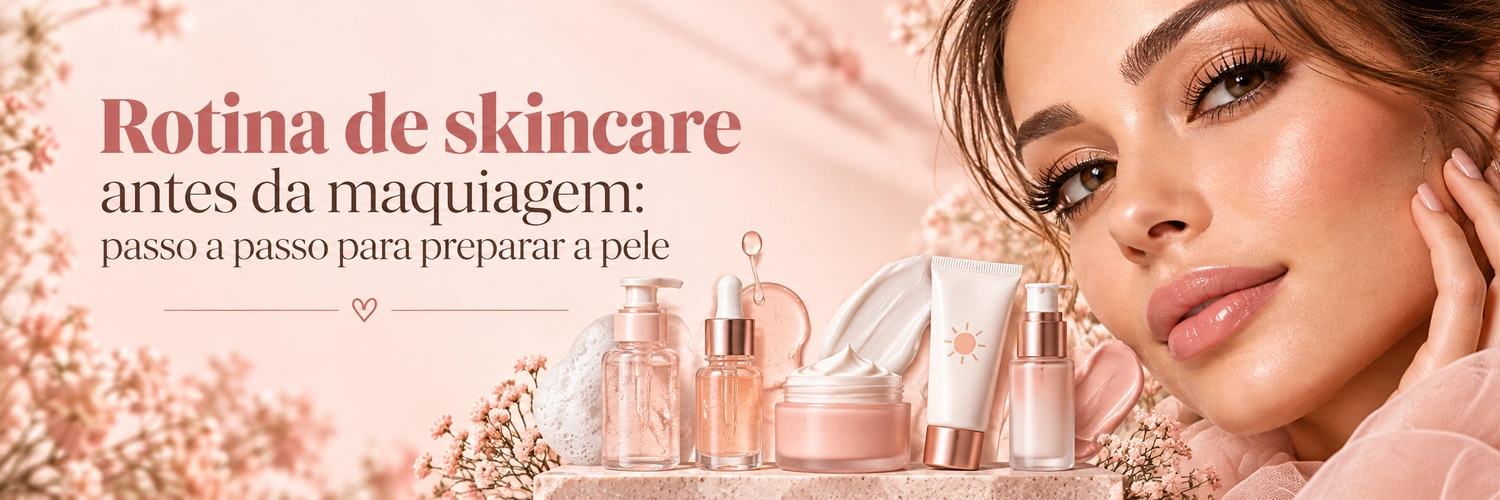 Rotina de skincare antes da maquiagem: passo a passo para preparar a pele