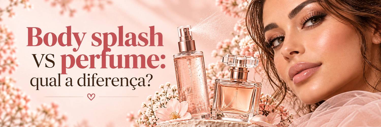 Body splash vs perfume: entenda as principais diferenças e escolha o ideal