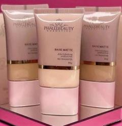 Base Matte Alta Cobertura Profissional Linha Pro Phállebeauty Cosmetics 30g