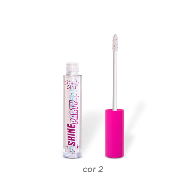 Sombra Líquida Flocada Cor 2 -Shine Party City Girls 4,6g