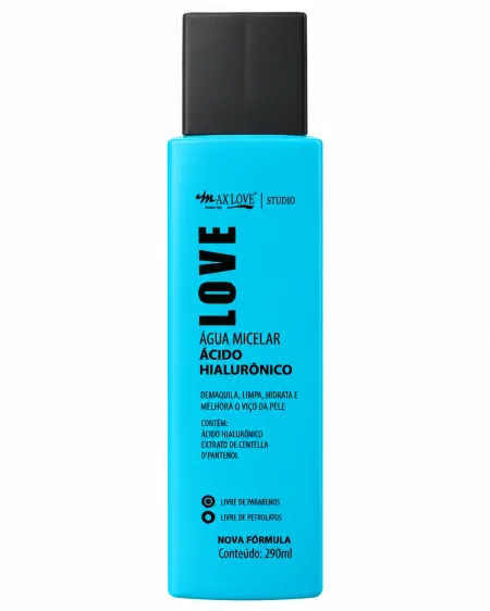Água Micelar Ácido Hialurônico- Max Love 290ml