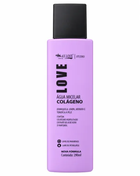 Água Micelar Colágeno- Max Love 290ml