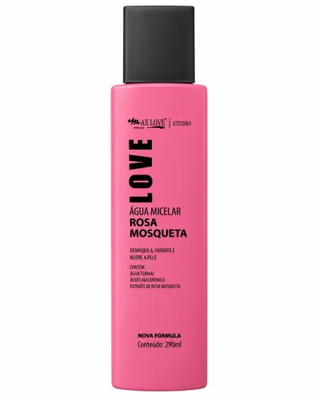 Água Micelar Rosa Mosqueta - Max Love 290ml