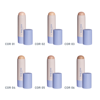 Base, Corretivo e Contorno em Stick 3 em 1 Miss Lary 7g