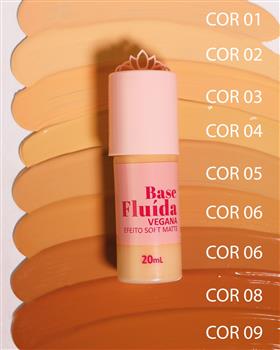 Base Fluída Soft Matte Miss Lary 20ml