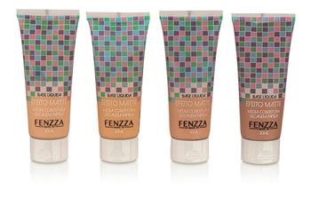 Base Líquida Efeito Matte Média Cobertura Fenzza 30ml