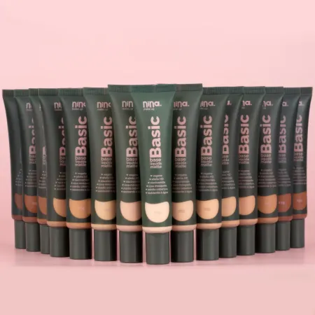 Base Líquida Matte Basic Nina Makeup 25g