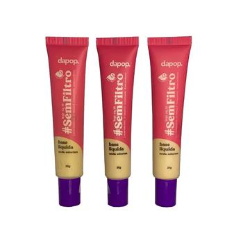 Base Líquida Média Cobertura #HojeEuToSemFiltro Dapop 25g