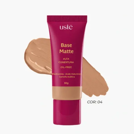 Base Matte Alta Cobertura Cor. 04- Uste 30g