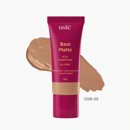 Base Matte Alta Cobertura Cor. 05- Uste 30g