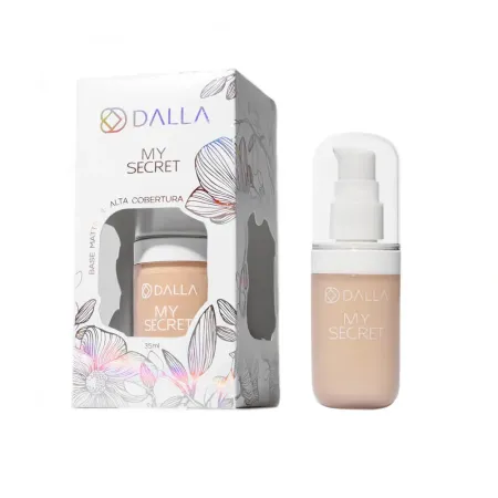 Base Matte Alta Cobertura My Secret Cor. 01 - Dalla Makeup 35ml