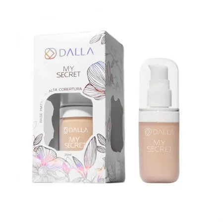 Base Matte De Alta Cobertura My Secret Cor. 00 - Dalla Makeup 35ml