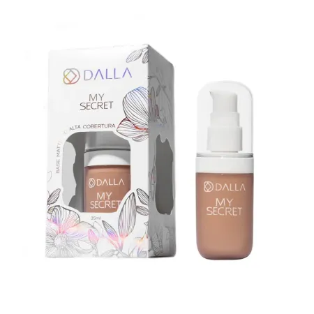 Base Matte de Alta Cobertura My Secret Cor. 4A - Dalla Makeup 35ml