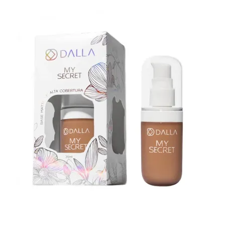 Base Matte De Alta Cobertura My Secret Cor.09 - Dalla Makeup 35ml