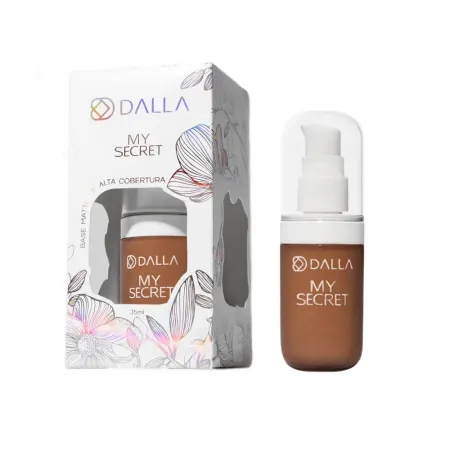Base Matte De Alta Cobertura My Secret Cor.12 - Dalla Makeup 35ml