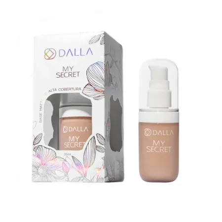 Base Matte de Alta Cobertura My Secret Cor.2R- Dalla Makeup