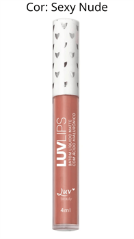 Batom Liq LuvLips 4ml