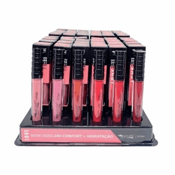 Batom Líquido 24 Horas Confort Hidratação Max Love 4ml (716-721)
