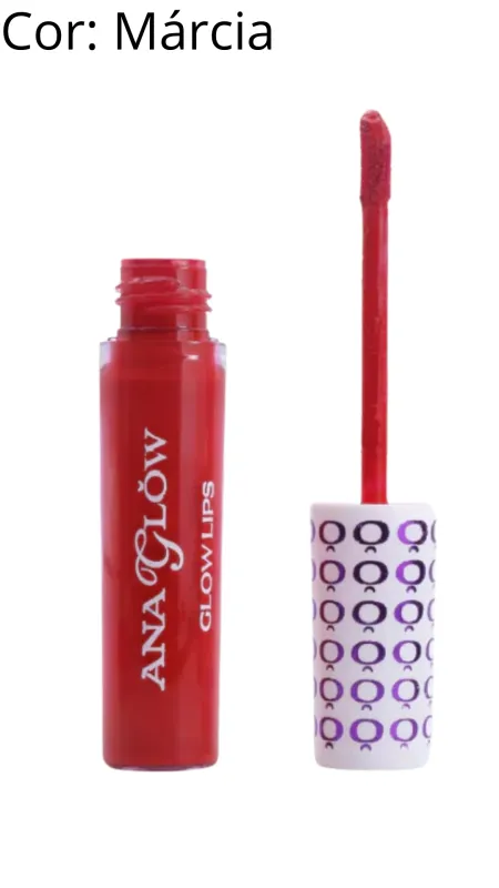 Batom Líquido Matte Glow Lips Ana Glow 4ml