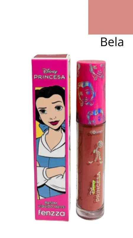 Batom Líquido Matte Princesas Disney Fenzza