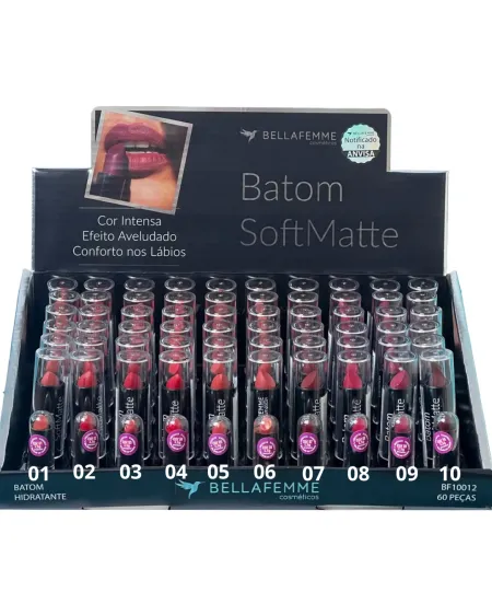 Batom SoftMatte- Bella Femme Cosméticos