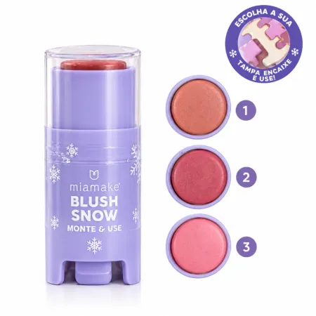 Blush E Iluminador Snow Monte e Use- Mia Make