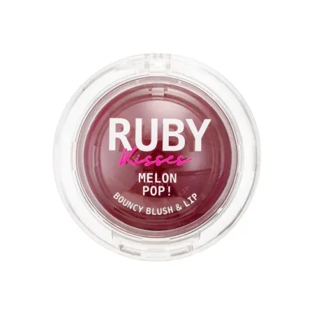 Blush & Lip Bouncy Melon Pop  Cor. Wine Pop- Ruby Kisses
