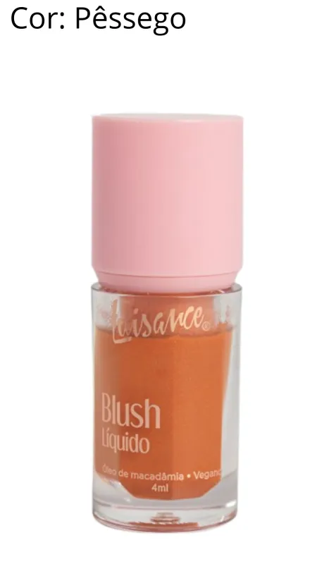 Blush Líquido Luisance Pêssego 4ml