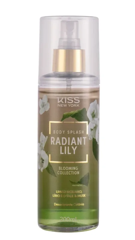 Body Splash Blooming Collection Radiant Lily Kiss New York - Ruby Kisses