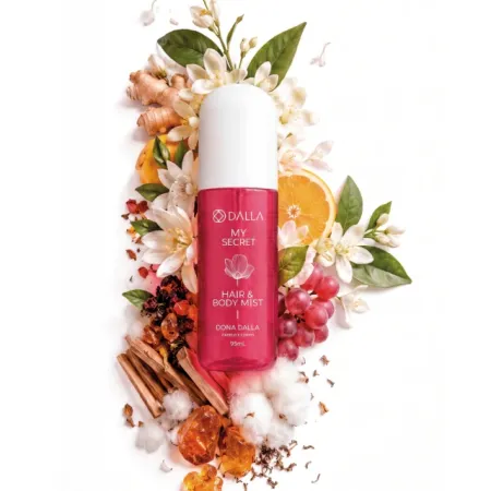 Body Splash Donna Dalla My Secret Cabelo e Corpo- Dalla Makeup 95ml