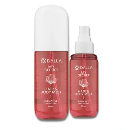 Body Splash Elegance My Secret Cabelo e Corpo- Dalla Makeup 95ml