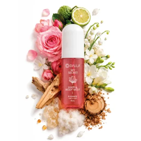 Body Splash Elegance My Secret Cabelo e Corpo- Dalla Makeup 95ml