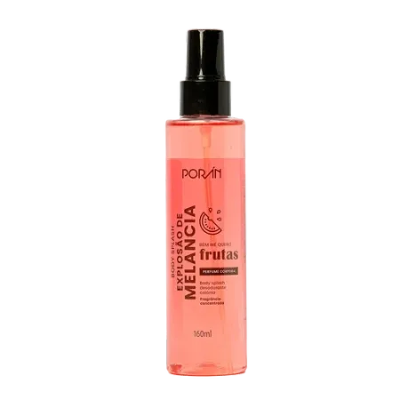 Body Splash Explosão de Melancia Porán Cosméticos 160ml