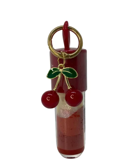 Brilho Labial Com Chaveiro de Cereja- Lové Rain