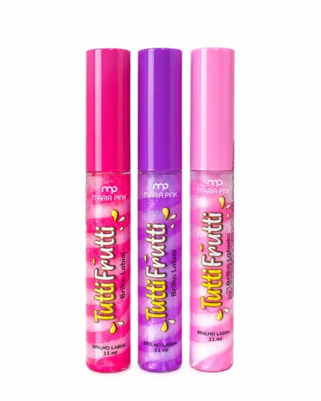 Brilho Labial Tutti Frutti Maria Pink 11ml