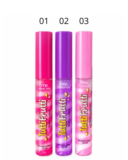 Brilho Labial Tutti Frutti Maria Pink 11ml